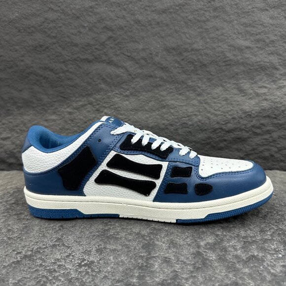 Amiri Navy Low-Top Knitted Sneakers - Picture 10 of 16